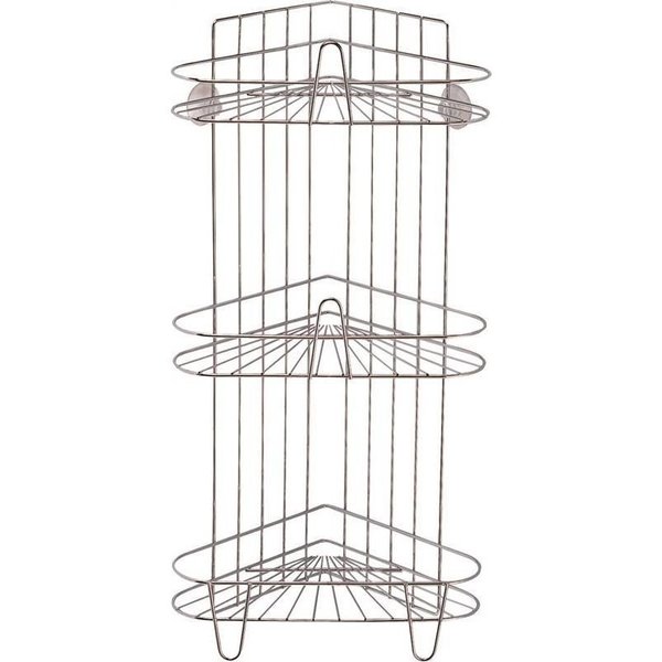 Simple Spaces Shower Caddy 3Tier Chrome SS-SC3-29-CH-3L